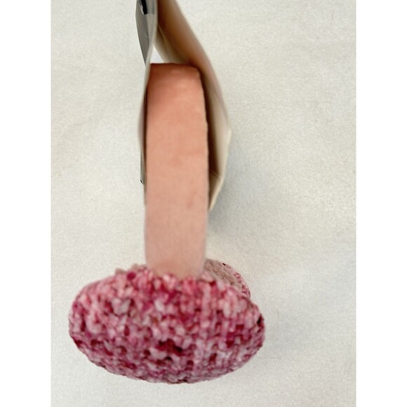 New Women's Cuddl Duds Soft  Chenille Pink Multi Earmuffs 1 size - Picture 7 of 7